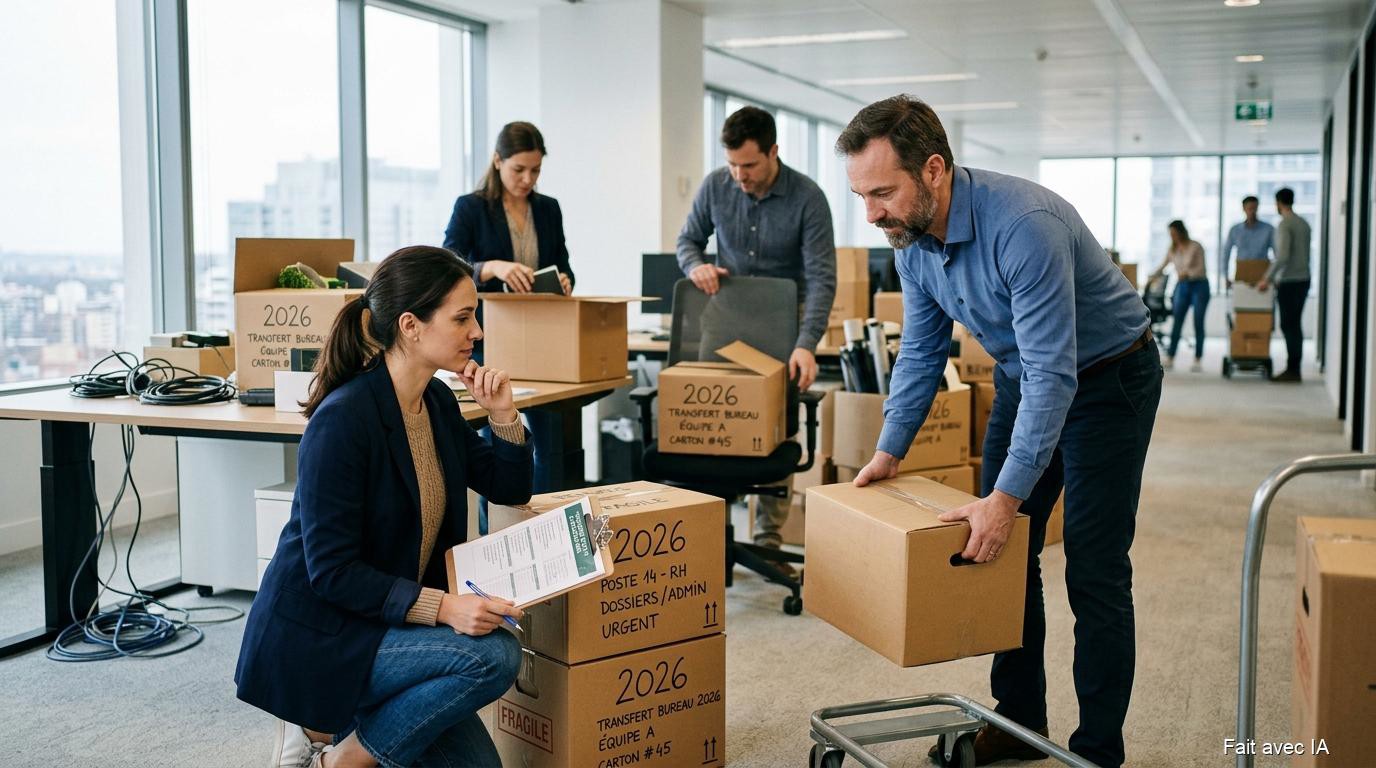 Transfert bureaux week-end : 5 erreurs qui bloquent vos équipes le lundi matin