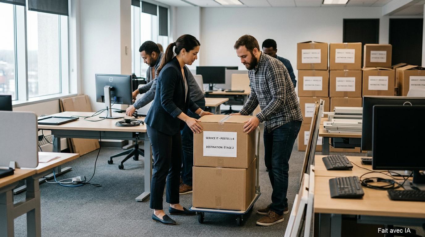 Déménagement de bureaux 2026 : guide complet pour un transfert réussi sans interruption d'activité